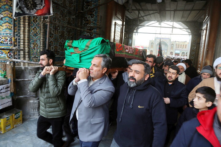 تصاویر/ مراسم تشییع آیت‌الله سیدهادی حسینی سیستانی