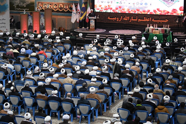 تصاویر/  اجلاسیه بزرگداشت شهدای روحانی و طلبه آذربایجان غربی