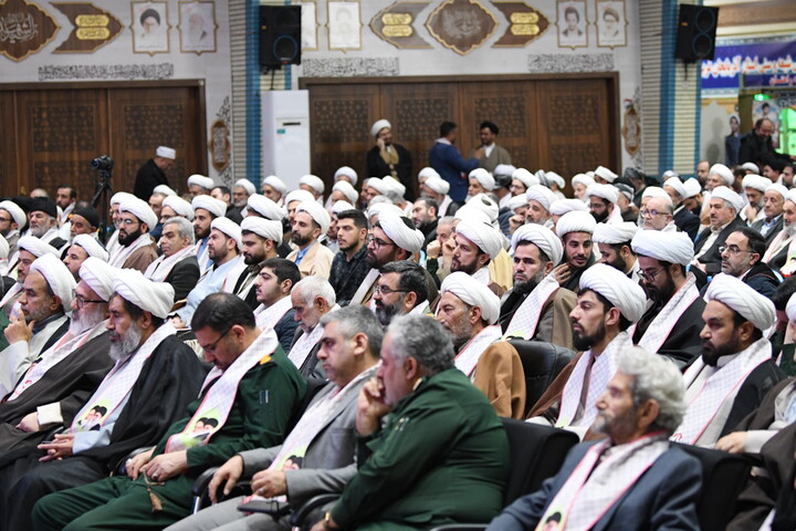 تصاویر/  اجلاسیه بزرگداشت شهدای روحانی و طلبه آذربایجان غربی