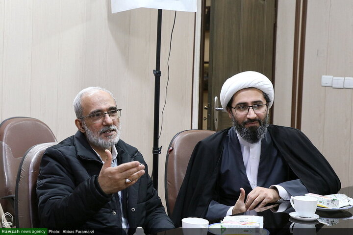 الخطيب الهندي حجة الإسلام والمسلمين وصي حسن خان يزور "وكالة أنباء الحوزة"