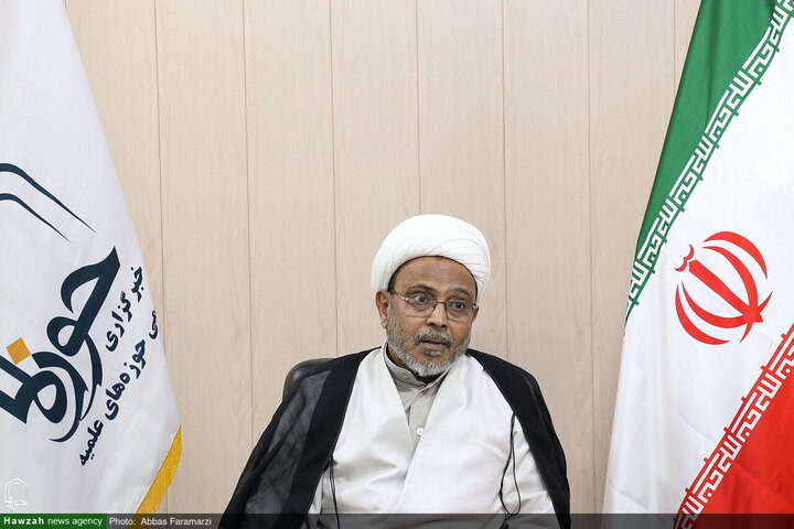 الخطيب الهندي حجة الإسلام والمسلمين وصي حسن خان يزور "وكالة أنباء الحوزة"