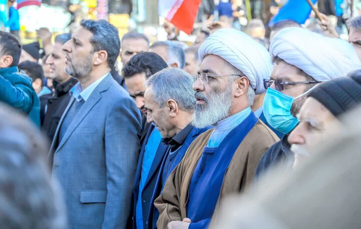 تصاویر/ خروش مردم پرند در حمایت از جمهوری اسلامی ایران