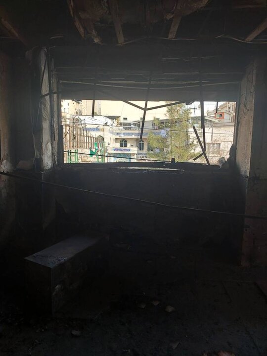 تصاویر/ به تصویر کشیدن حمله قوم مغول به ایران توسط اغتشاشگران وطن  فروش