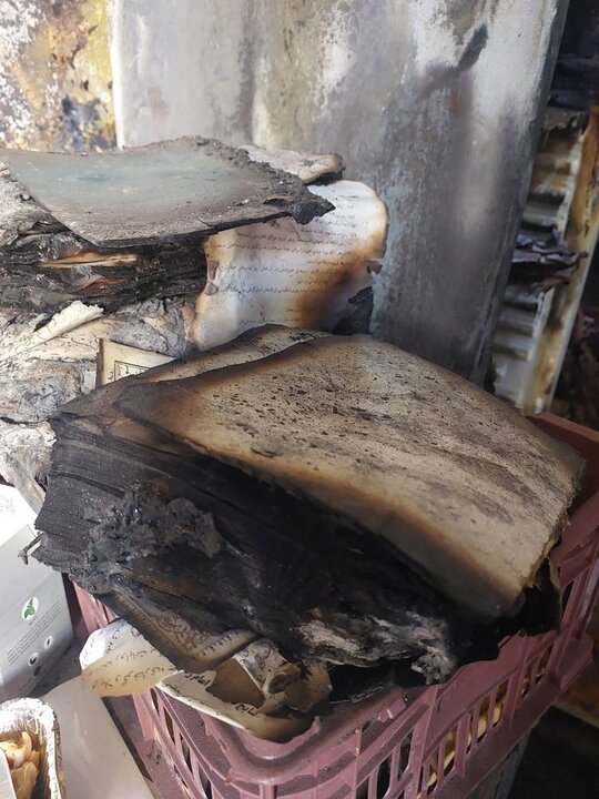 تصاویر/ به تصویر کشیدن حمله قوم مغول به ایران توسط اغتشاشگران وطن  فروش