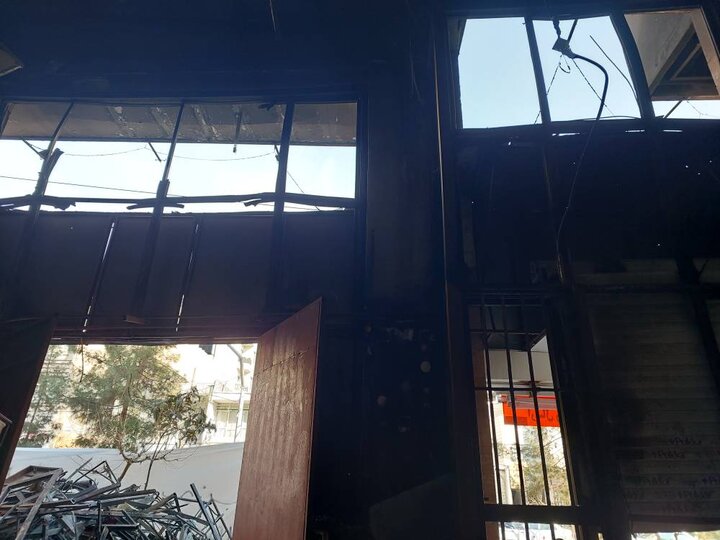 تصاویر/ به تصویر کشیدن حمله قوم مغول به ایران توسط اغتشاشگران وطن  فروش