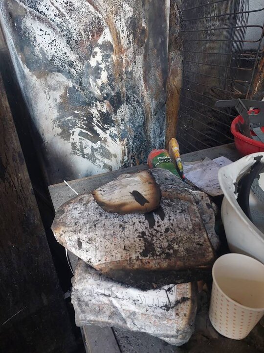 تصاویر/ به تصویر کشیدن حمله قوم مغول به ایران توسط اغتشاشگران وطن  فروش