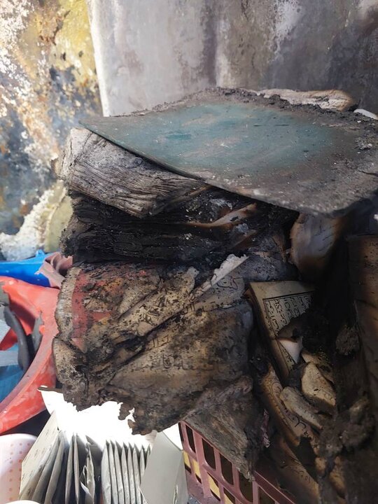 تصاویر/ به تصویر کشیدن حمله قوم مغول به ایران توسط اغتشاشگران وطن  فروش