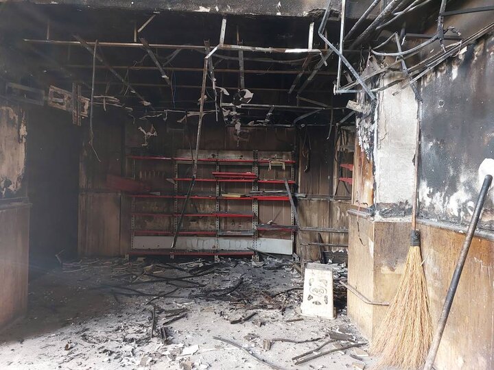 تصاویر/ به تصویر کشیدن حمله قوم مغول به ایران توسط اغتشاشگران وطن  فروش