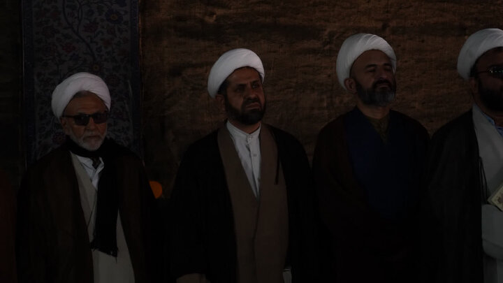 تصاویر/تجمع روحانیون در مسجد خاتم الانبیاء اراک