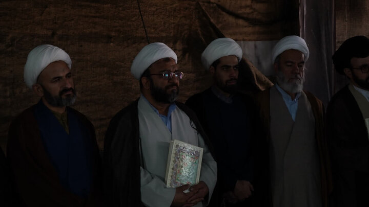 تصاویر/تجمع روحانیون در مسجد خاتم الانبیاء اراک