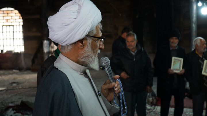 تصاویر/تجمع روحانیون در مسجد خاتم الانبیاء اراک