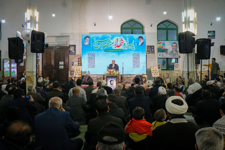 تصاویر/ مراسم یادواره شهدای منطقه بسیج