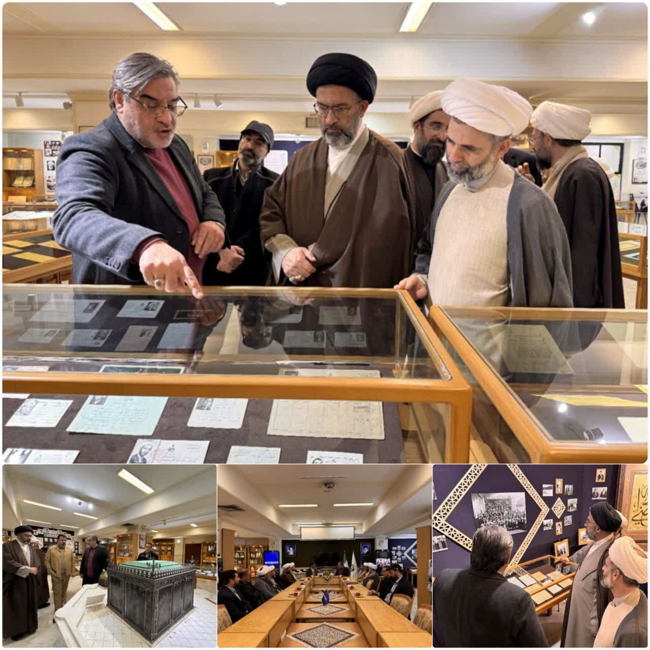 بازدید معاون فرهنگی حرم بانوی کرامت از مرکز اسناد حوزه و روحانیت