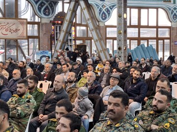 تصاویر/ برگزاری مراسم هفتم شهدای امنیت در گلزار شهدای رشت