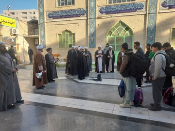 تصاویر/ طلاب سیستان و بلوچستان عازم کربلای ایران شدند