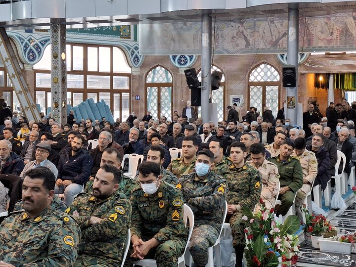 تصاویر/ برگزاری مراسم هفتم شهدای امنیت درگلزار شهدای رشت