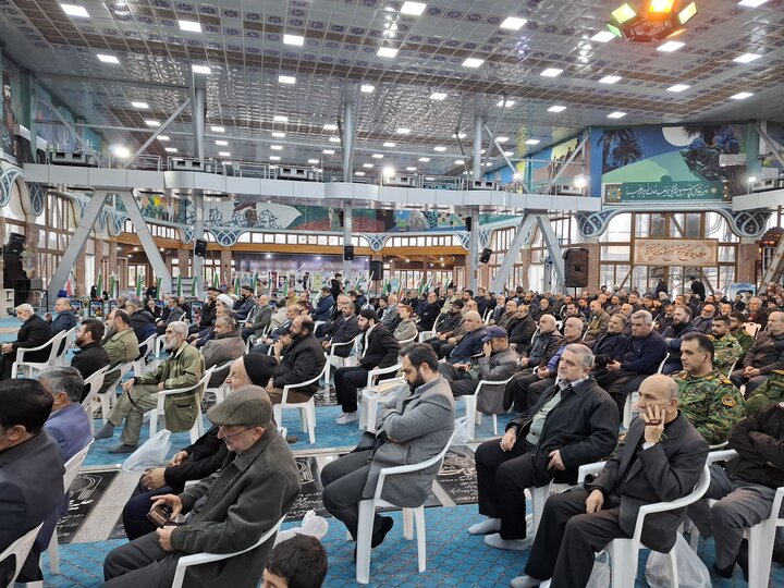 تصاویر/ برگزاری مراسم هفتم شهدای امنیت درگلزار شهدای رشت