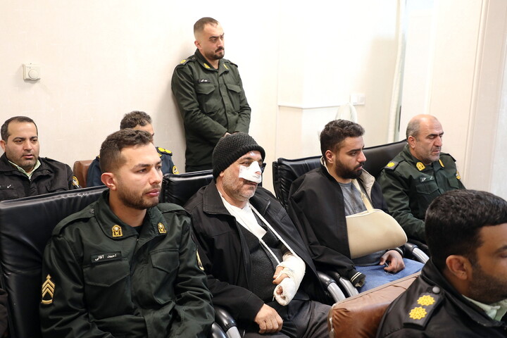 تصاویر/ دیدار فرمانده انتظامی استان قم با آیت الله اعرافی