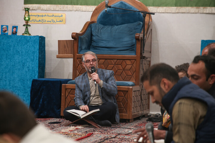 تصاویر/ برگزاری مراسم هفتگی هیئت ضدصهیونیستی انصار ولایت دارالعباده یزد