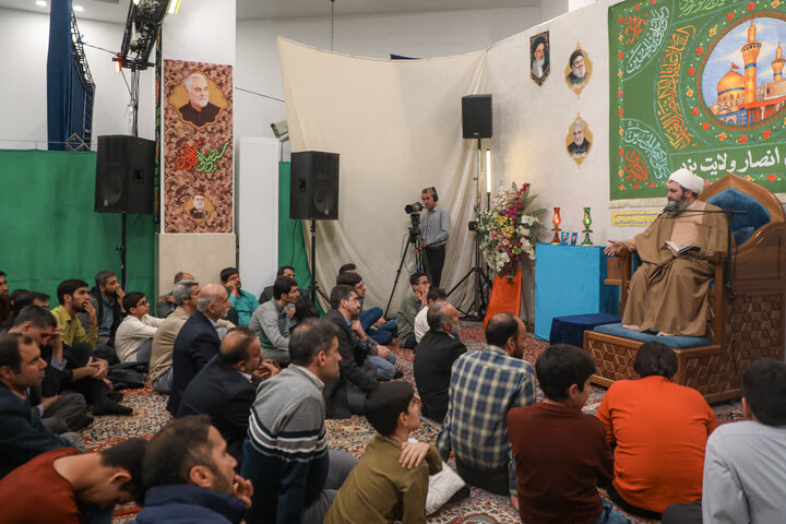تصاویر/ برگزاری مراسم هفتگی هیئت ضدصهیونیستی انصار ولایت دارالعباده یزد