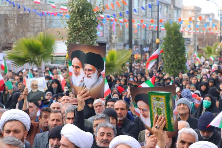 تصاویر/ خروش مردم اسلامشهر در حمایت از جمهوری اسلامی ایران