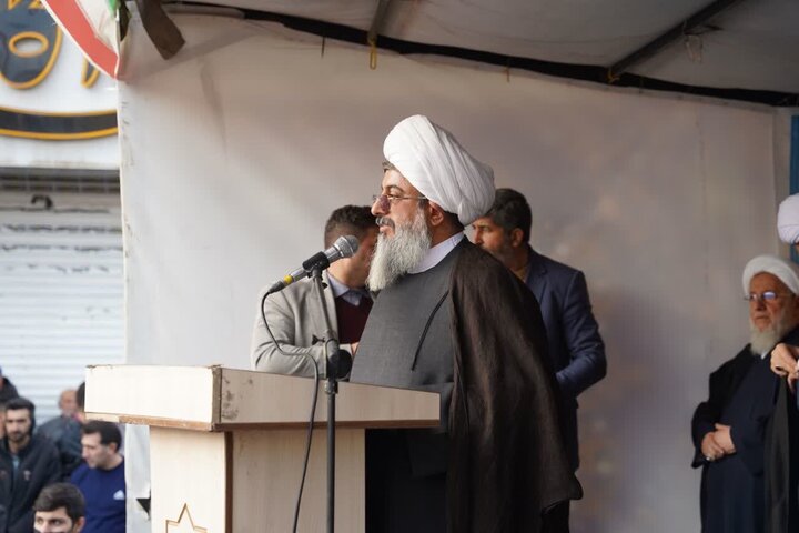 تصاویر/ تجمع مردم ساوجبلاغ در حمایت از جمهوری اسلامی ایران