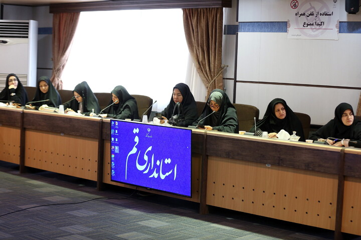 تصاویر/ نشست خبری رئیس ستاد انتخابات استان قم