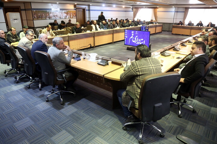 تصاویر/ نشست خبری رئیس ستاد انتخابات استان قم