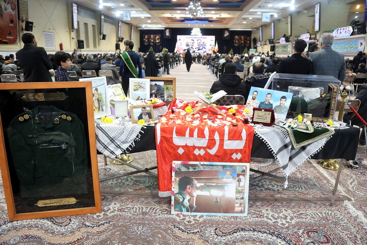 تصاویر/ بزرگداشت شهدای جبهه مقاومت نیرو قدس سپاه پاسداران