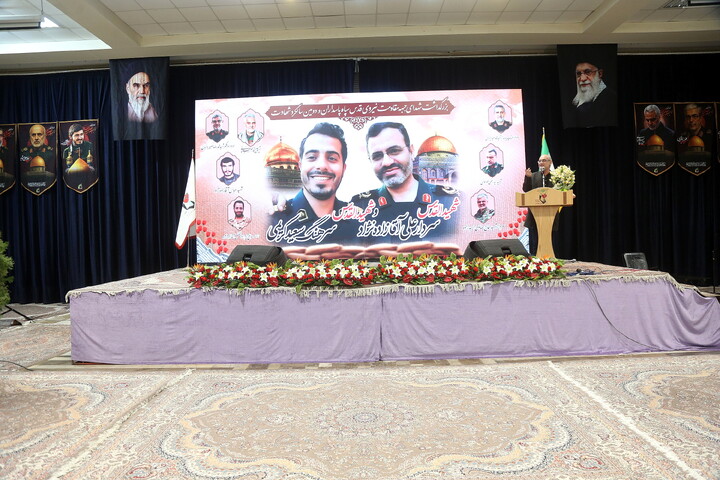 تصاویر/ بزرگداشت شهدای جبهه مقاومت نیرو قدس سپاه پاسداران