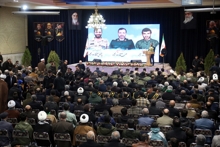 تصاویر/ بزرگداشت شهدای جبهه مقاومت نیرو قدس سپاه پاسداران