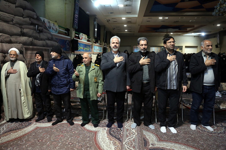 تصاویر/ بزرگداشت شهدای جبهه مقاومت نیرو قدس سپاه پاسداران