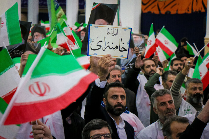 تصاویر/ اجتماع مردمی بیت امت با ولایت در قم