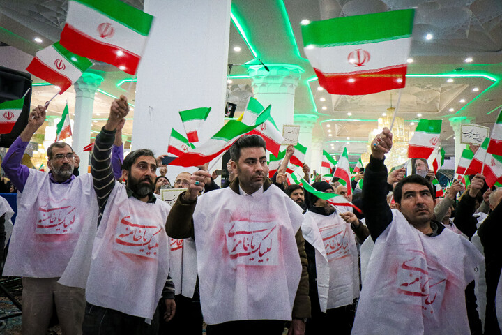 تصاویر/ اجتماع مردمی بیت امت با ولایت در قم