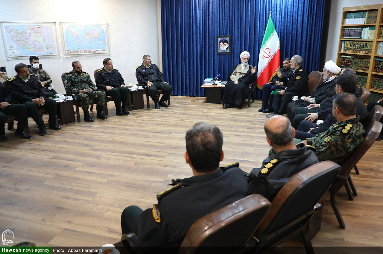 تقدیر ویژه آیتالله اعرافی از مجاهدتهای فرماندهان و نیروهای انتظامی