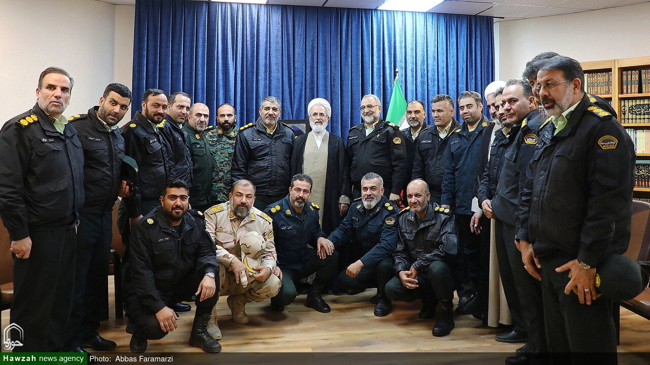 تقدیر ویژه آیتالله اعرافی از مجاهدتهای فرماندهان و نیروهای انتظامی