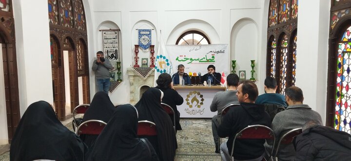 تصاویر/ نشست خبری کنگره ملی شعر «قبای سوخته»