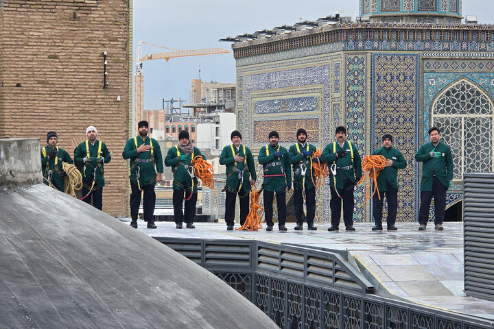 العتبة الرضوية المقدسة تتوشح بحلّةٍ قشيبةٍ احتفاءً بالولادات الشعبانية الميمونة