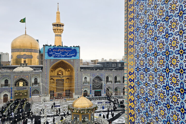 العتبة الرضوية المقدسة تتوشح بحلّةٍ قشيبةٍ احتفاءً بالولادات الشعبانية الميمونة