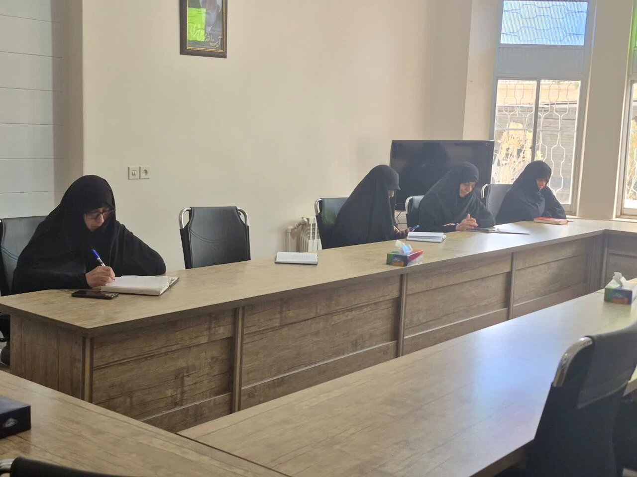 جلسه اخلاق در حوزه علیه خواهران‌ استان‌ کرمان