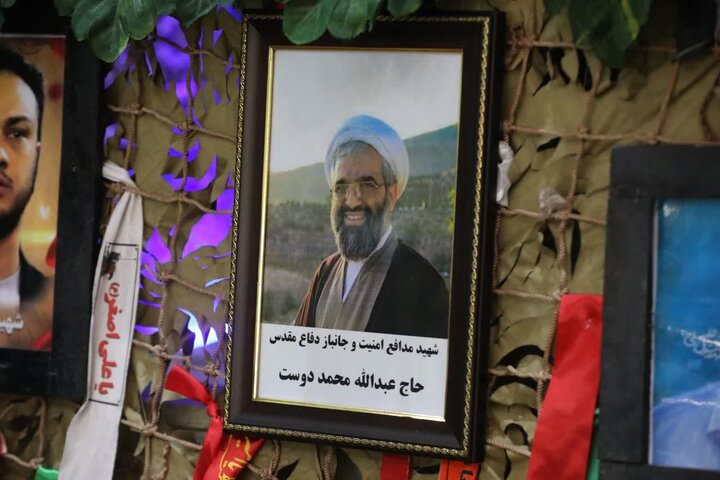 تصاویر / مراسم گرامیداشت شهید مدافع امنیت "حجت‌الاسلام عبدالله محمددوست در شهرستان آبیک