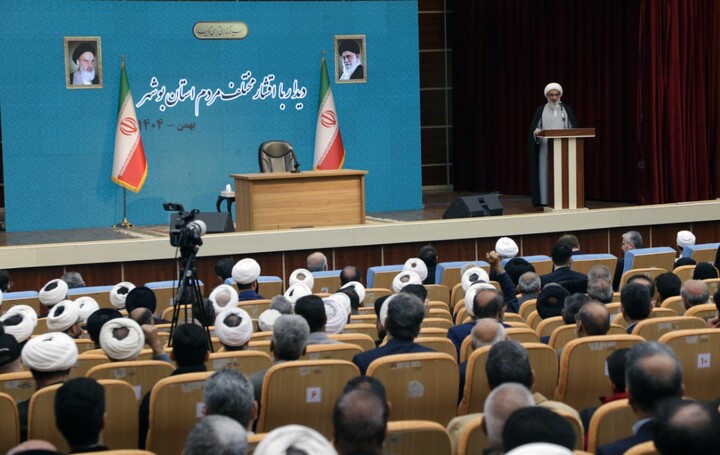 تصاویر/ دیدار رئیس قوه قضاییه با اقشار مردم بوشهر