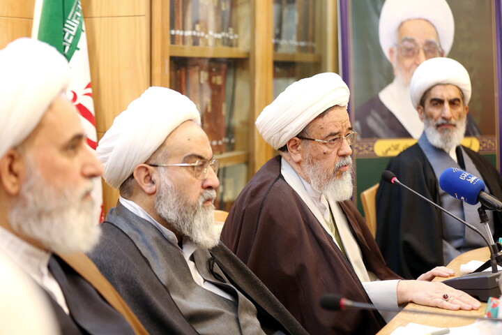 تصاویر/  آیین نکوداشت اندیشه های کلامی آیت الله العظمی صافی گلپایگانی (ره)