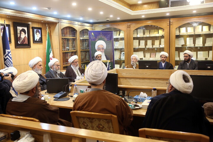 تصاویر/  آیین نکوداشت اندیشه های کلامی آیت الله العظمی صافی گلپایگانی (ره)