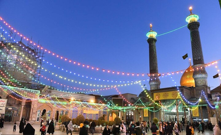 فیلم | صحن و سرای حرم حضرت عبدالعظیم حسنی(ع)، مهیایِ جشن های اعیاد شعبانیه