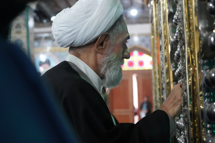 زیارت حرم حضرت علی بن مهزیار اهوازی توسط فراگیران دوره تخصصی احکام شرعی کشور