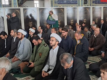 تصاویر/ اقامه نمازجمعه شهر بافت