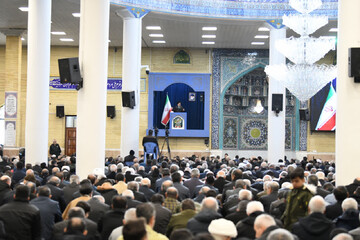 تصاویر/ آیین عبادی سیاسی نماز جمعه ارومیه