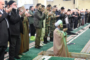 تصاویر/ آیین عبادی سیاسی نماز جمعه خوی