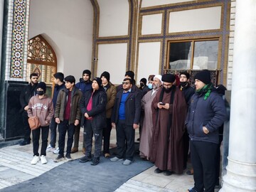 تصاویر/ اردوی علمی زیارتی مدرسه علمیه امام صادق علیه السلام اندیمشک